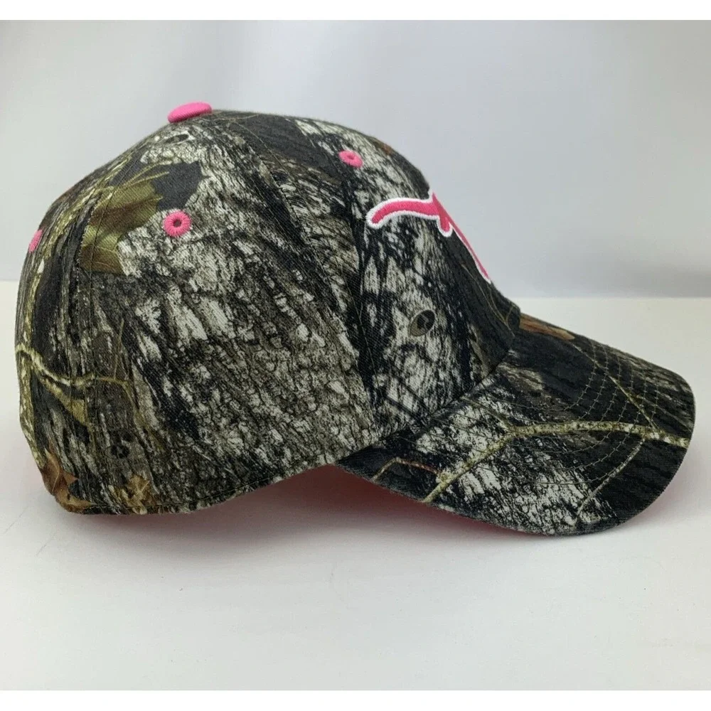 Texas Longhorns Camo Hat Ladies Pink OSFA Captivating Baseball Cap Mossy Oak